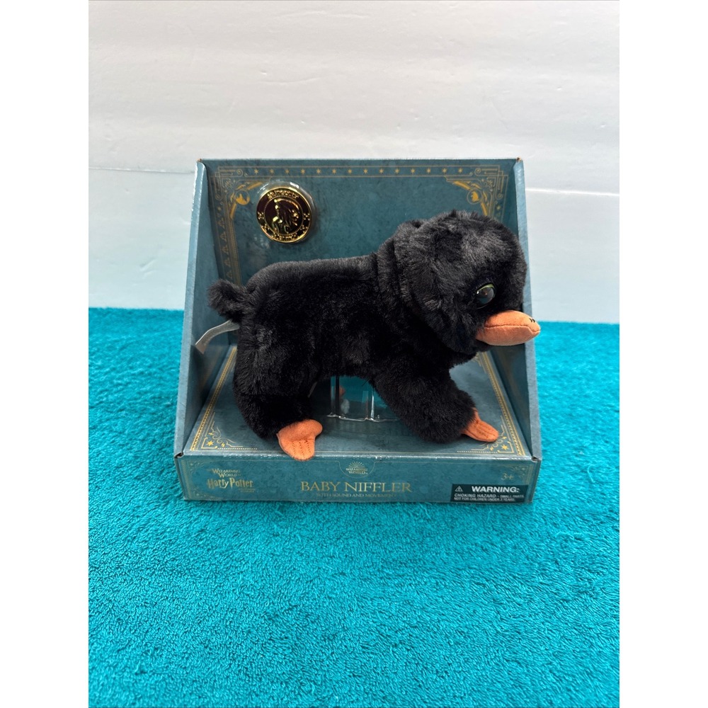 Universal Studios Harry Potter Baby Niffler Interactive Plush Sound Movement New - Picture 9 of 9